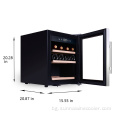 Персонализиран десктоп Директно охлаждане 12 бутилки Хладилник за вино